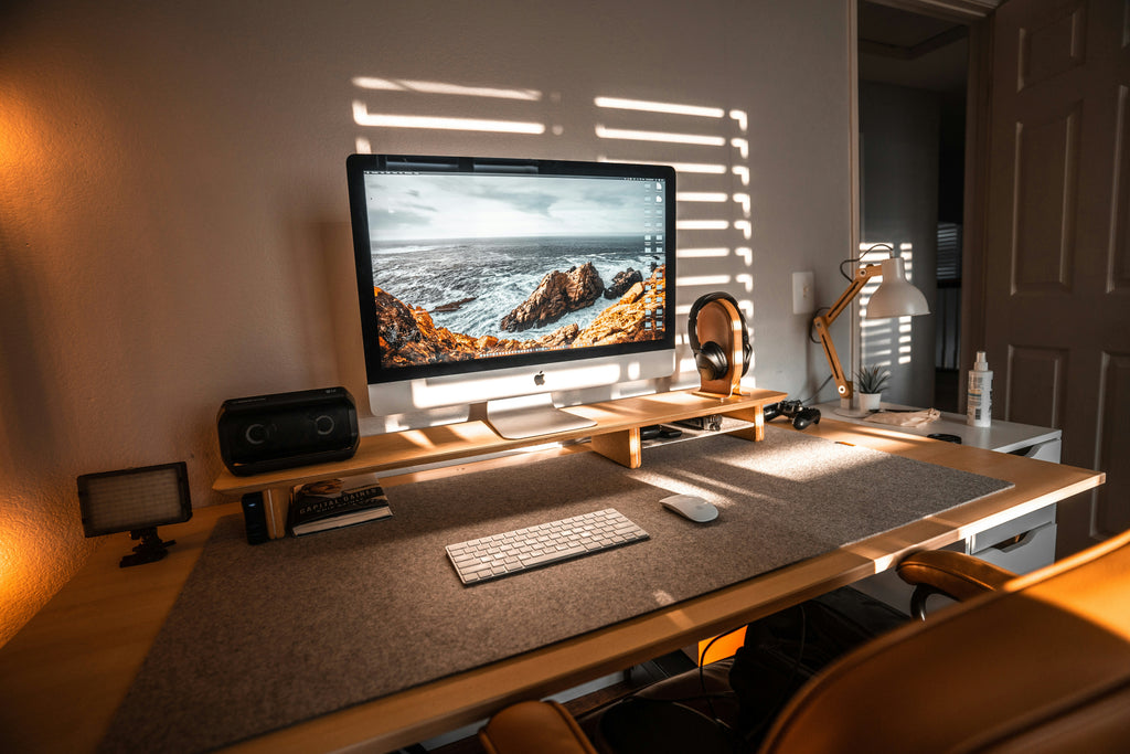 Walnut Monitor Stand